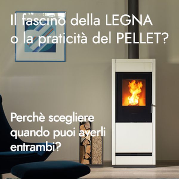 Gruppo Ceramico Cantoia, Novara - STUFE IBRIDE LEGNA E PELLET