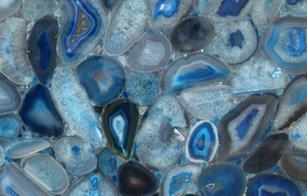 Gruppo Ceramico Cantoia, Novara - PIETRE E MARMI: AGATA BLU