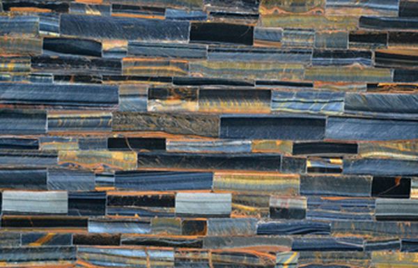 Gruppo Ceramico Cantoia, Novara - PIETRE E MARMI: OCCHIO DI TIGRE BLU