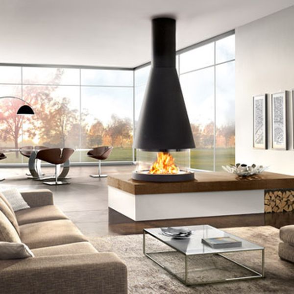 Gruppo Ceramico Cantoia, Novara - CAMINI: PERCHE' IL FUOCO E' PASSIONE: DESIGN MODERNO - centro stanza