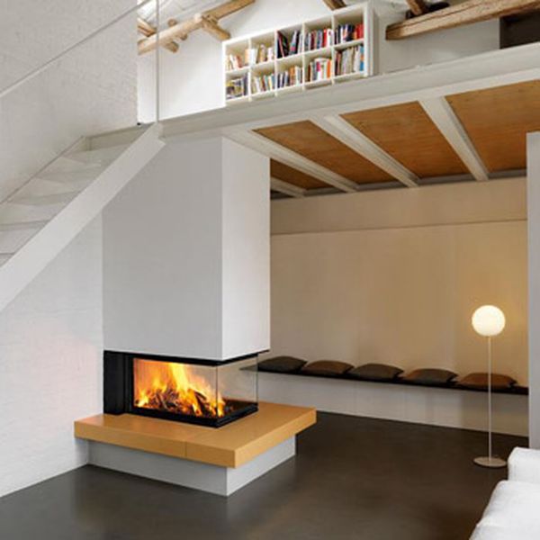 Gruppo Ceramico Cantoia, Novara - CAMINI: PERCHE' IL FUOCO E' PASSIONE: DESIGN LINEARE - 3 lati