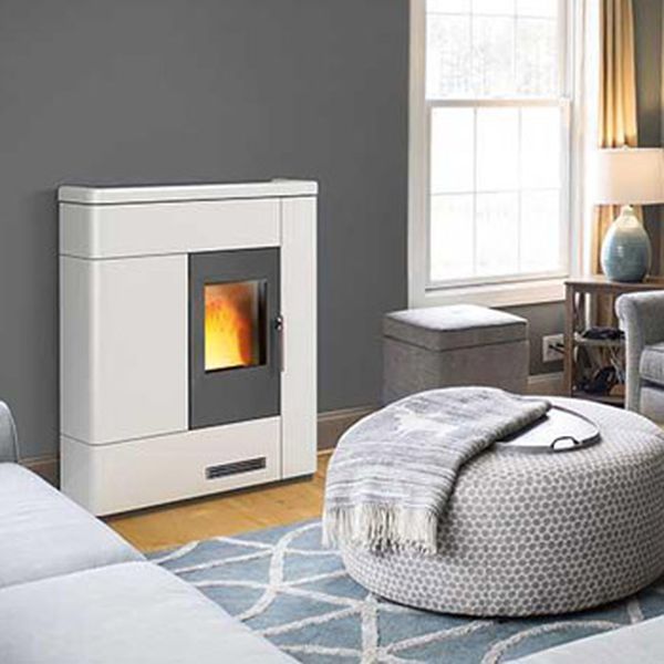 Gruppo Ceramico Cantoia, Novara - STUFE A PELLET: DESIGN COMPATTO