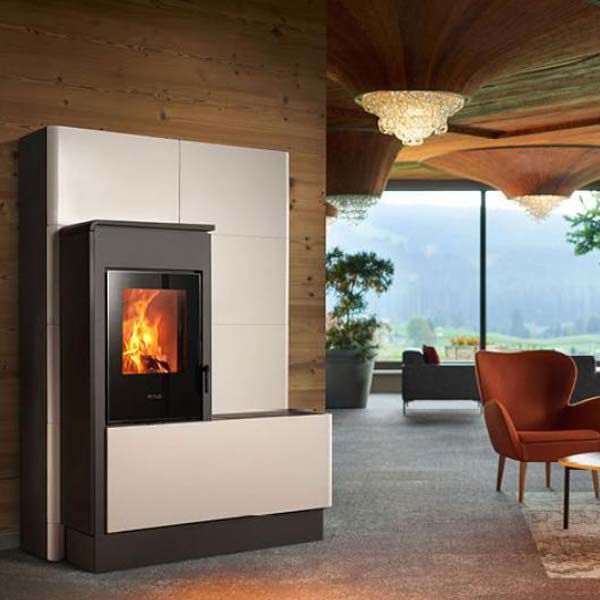Gruppo Ceramico Cantoia, Novara - STUFE IBRIDE LEGNA E PELLET: STUFA IBRIDA INFINITY