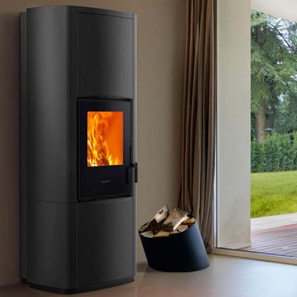 Gruppo Ceramico Cantoia, Novara - STUFE IBRIDE LEGNA E PELLET: STUFA IBRIDA INFINITY